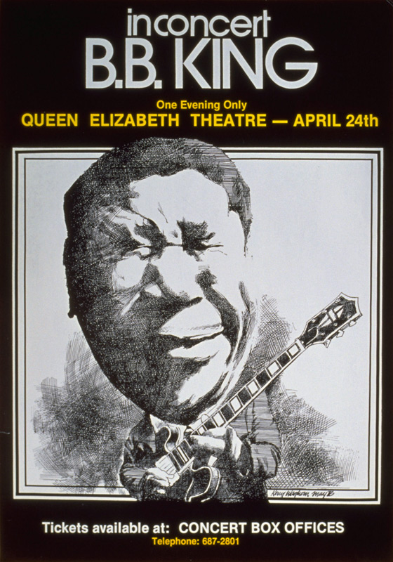 B.B. King @ Queen Elizabeth Theater