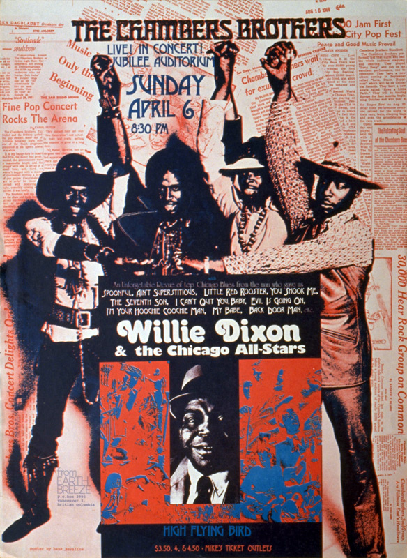 Chambers Brothers & Willie Dixon @ Jubilee Auditorium